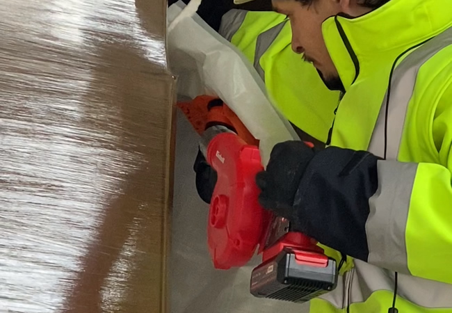 ADB ATILIM DUNNAGE AIR BAG - How to inflate a container airbag?